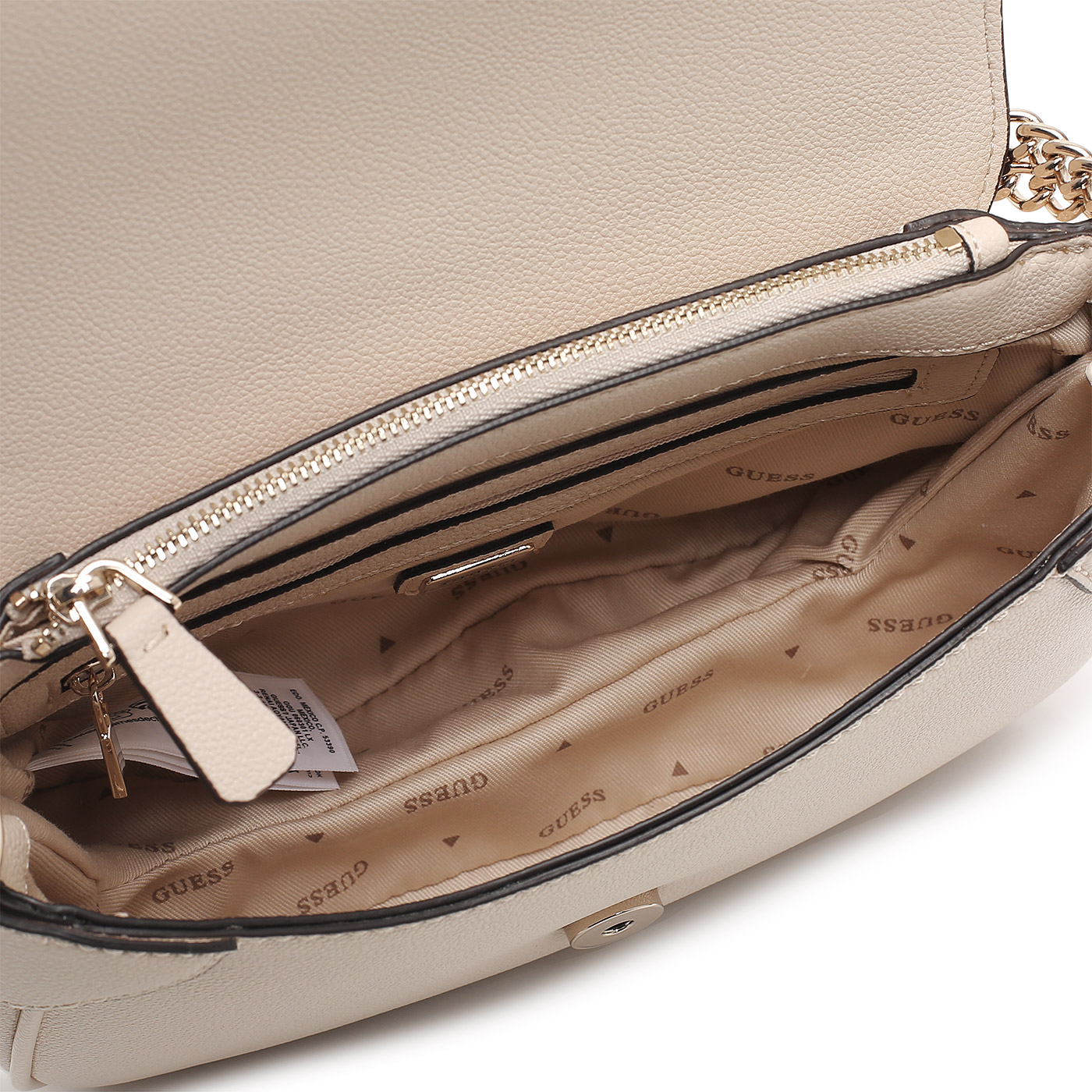 Сумка с ручкой-цепью Guess Fedora Flap