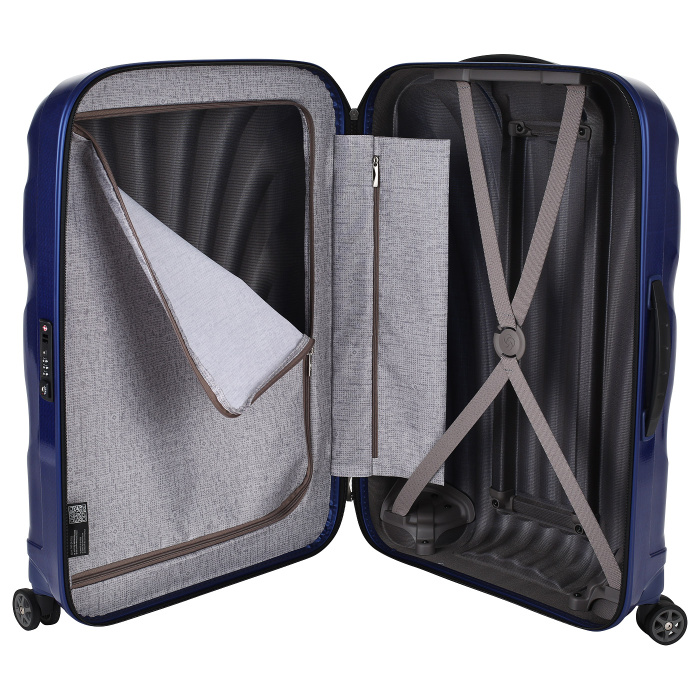 Чемодан средний M из материала Curv с кодовым замком Samsonite C-Lite