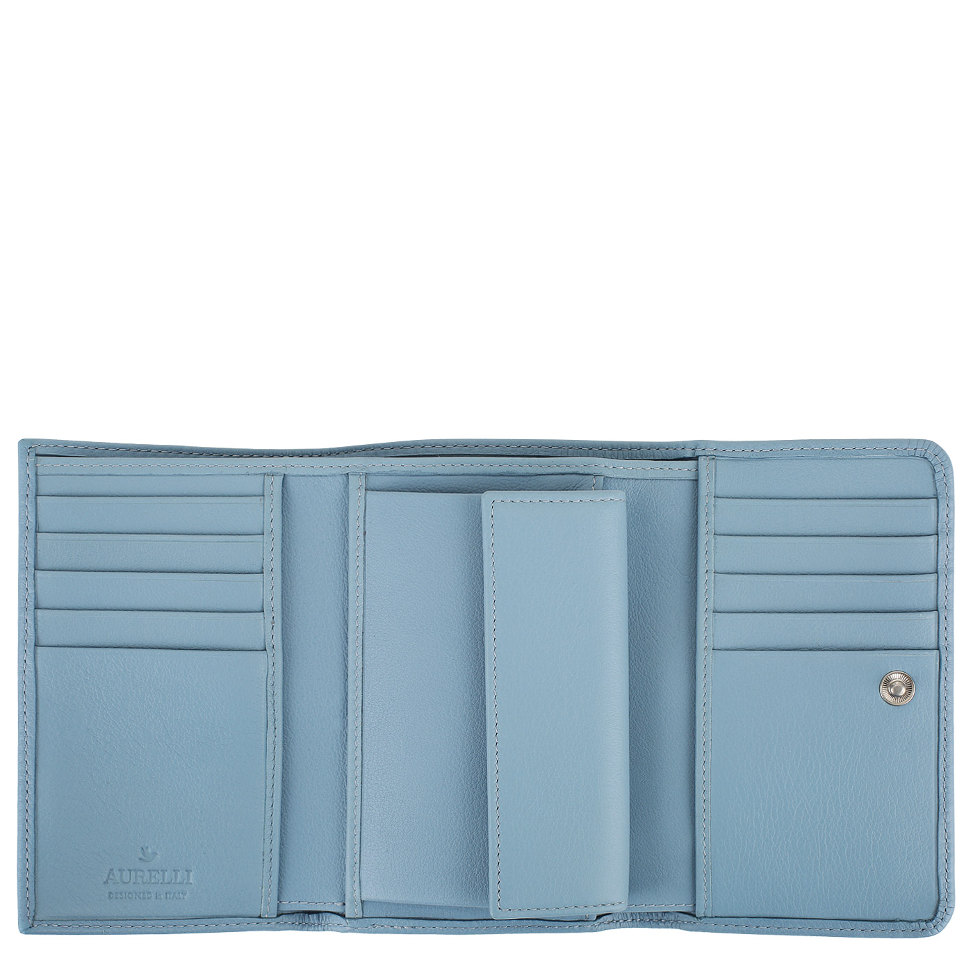 Портмоне складное на кнопке Aurelli Ocean