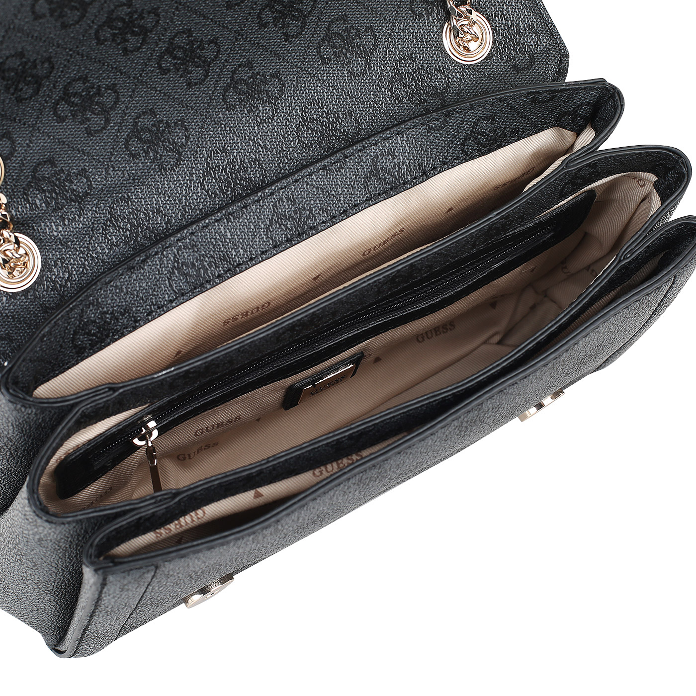 Сумка с двумя ручками-цепочками Guess Noelle