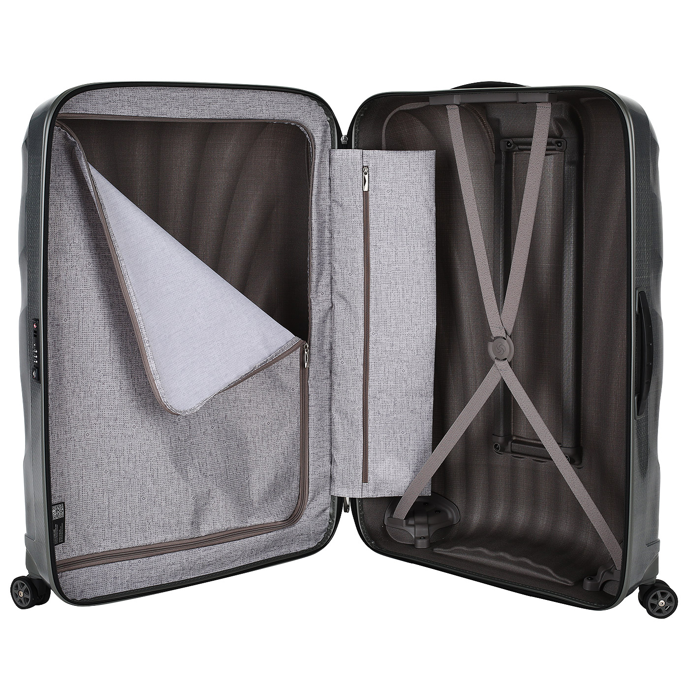 Чемодан очень большой XL из материала Curv с кодовым замком Samsonite C-Lite