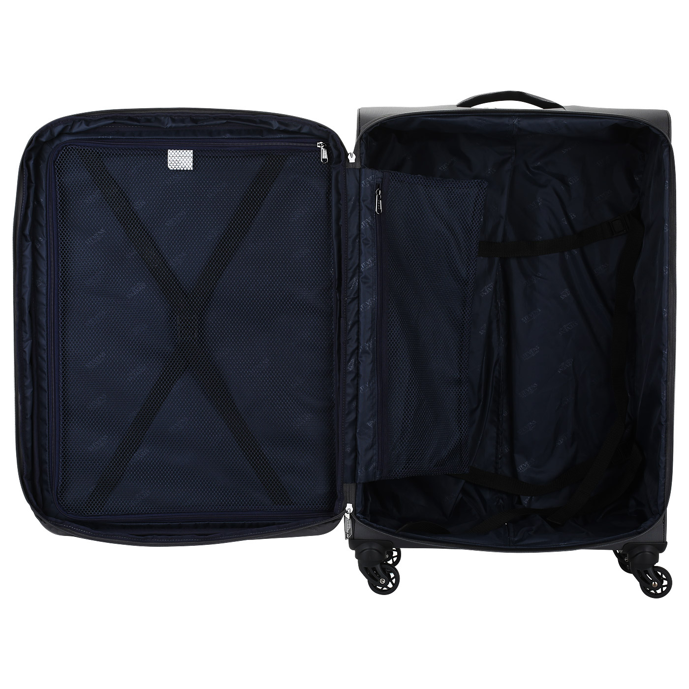 Чемодан большой L тканевый с кодовым замком Stevens Tokyo