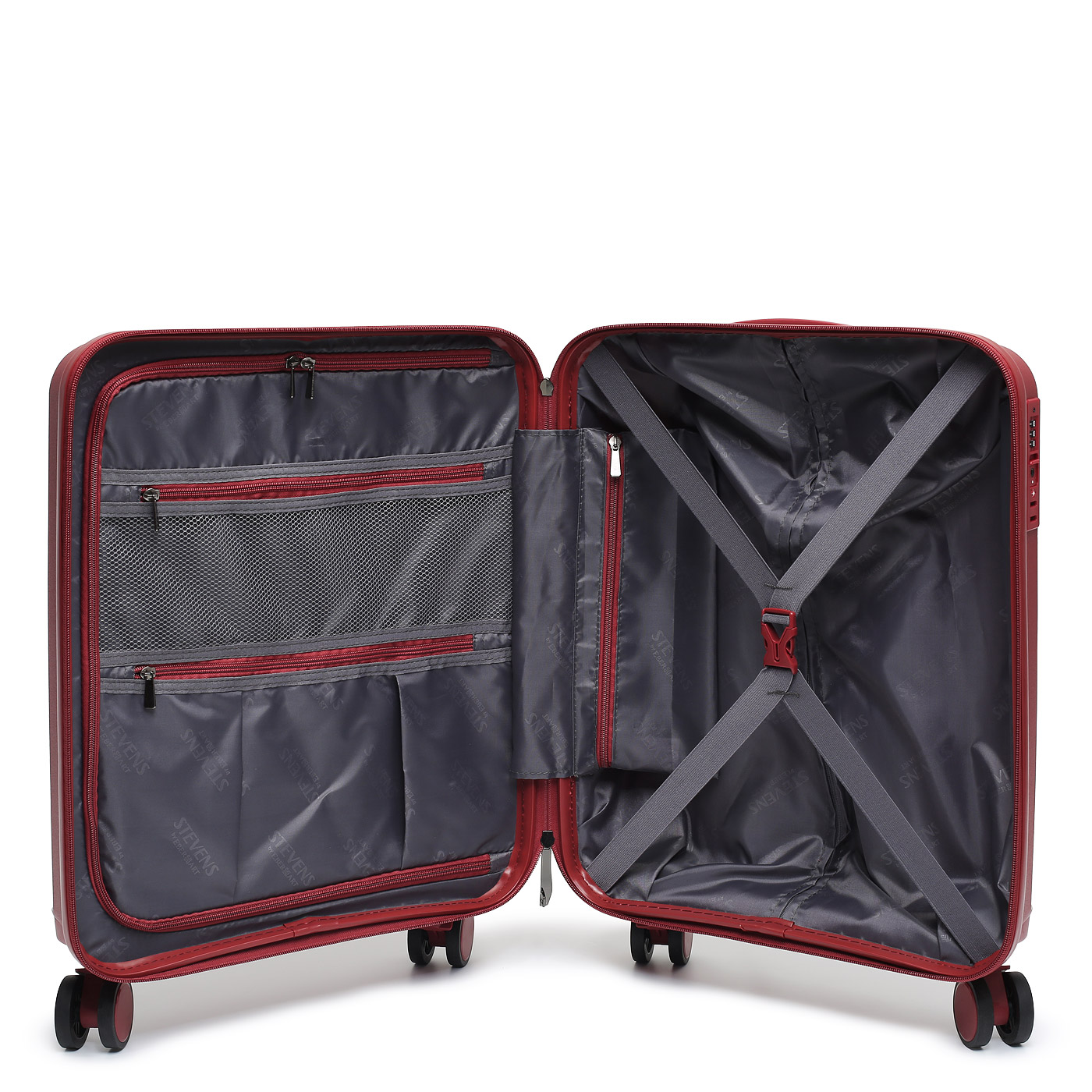 Чемодан на колесах Stevens Chrome