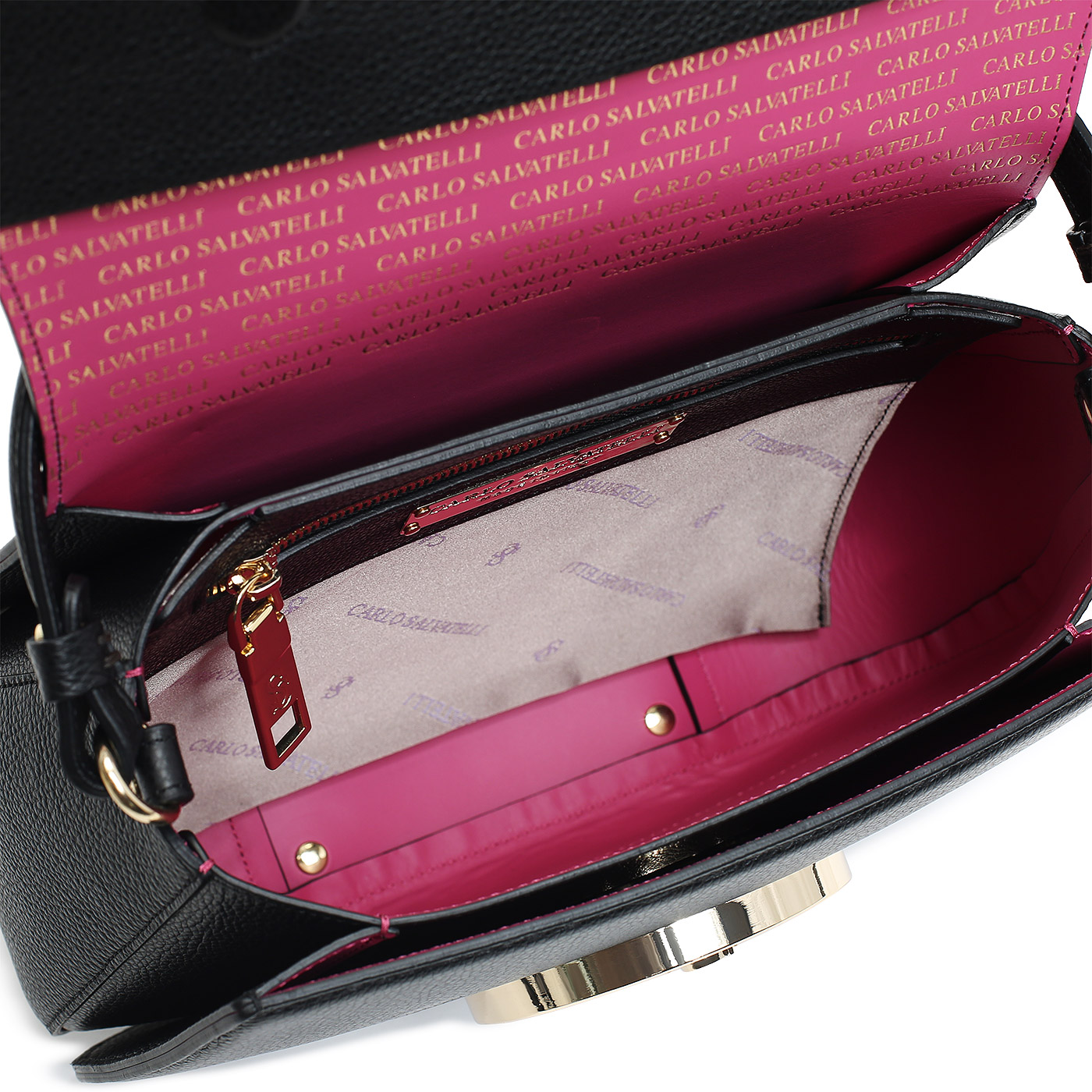 Кожаная сумка Carlo Salvatelli Dora gemma