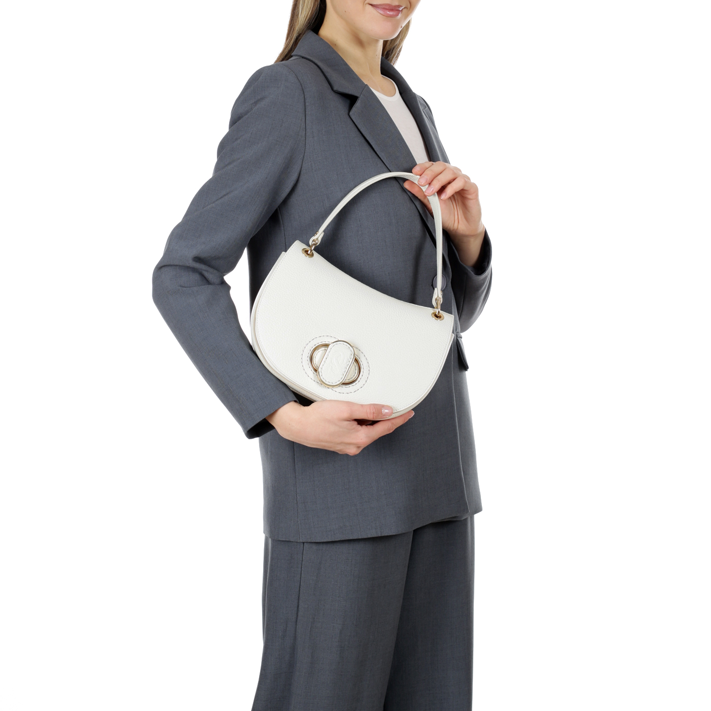 Кожаная сумка Carlo Salvatelli Madeleine gemma