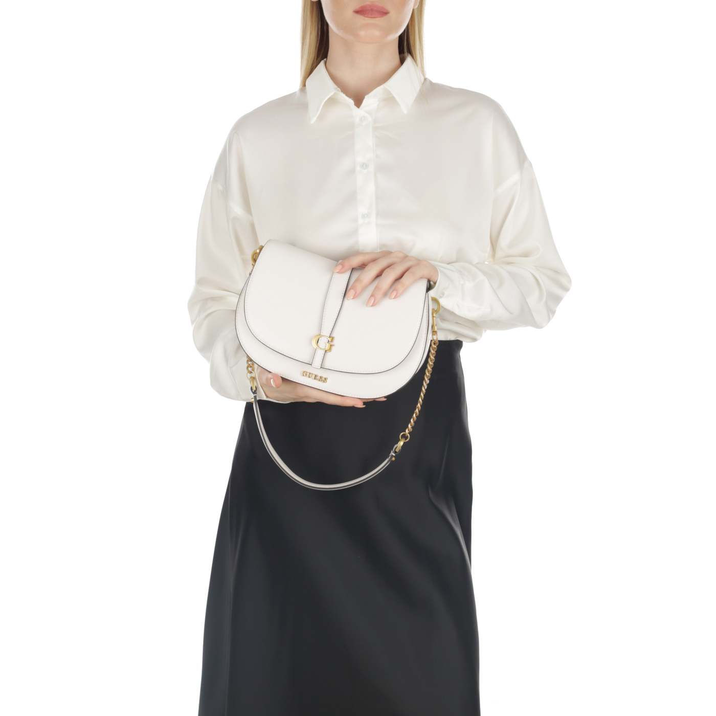 Сумка с ручкой-цепью Guess Kuba