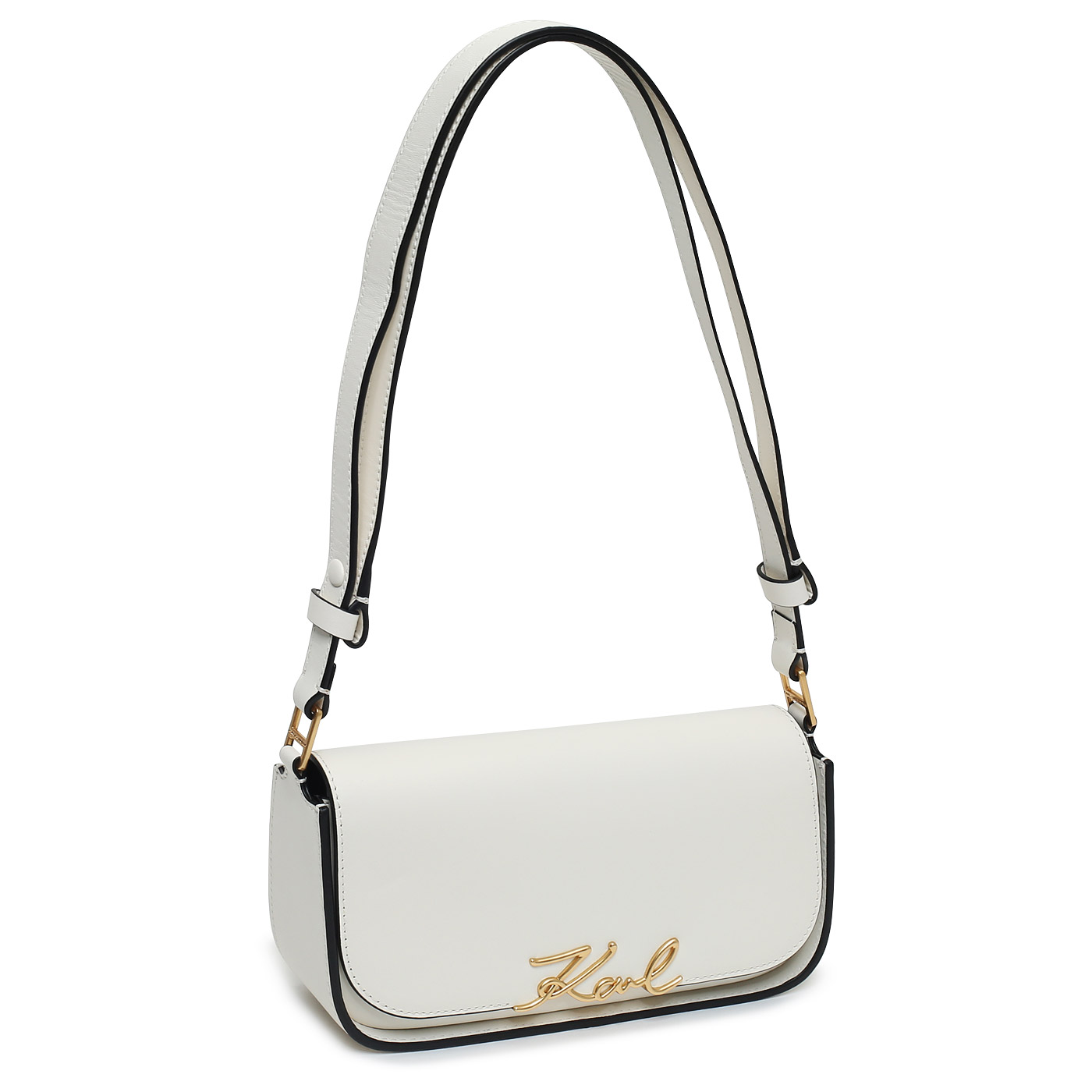 Кожаная сумка Karl Lagerfeld Signature