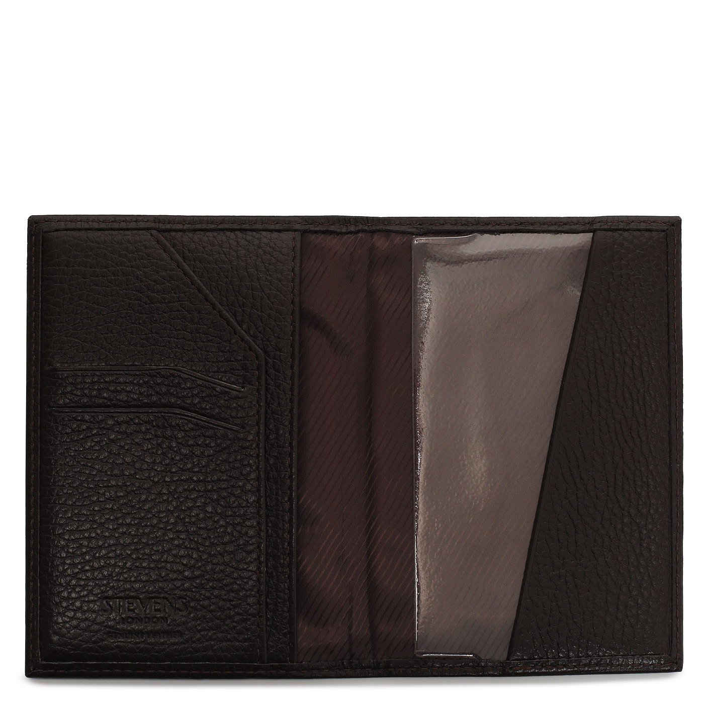 Кожаная обложка для паспорта Stevens 