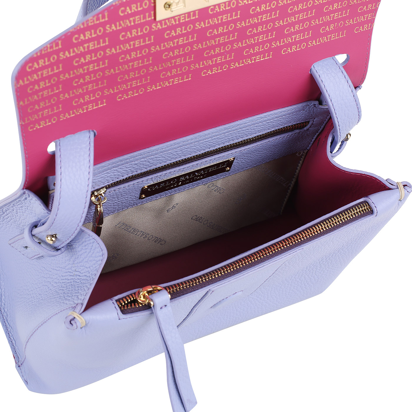 Кожаная сумка Carlo Salvatelli Sharon gemma