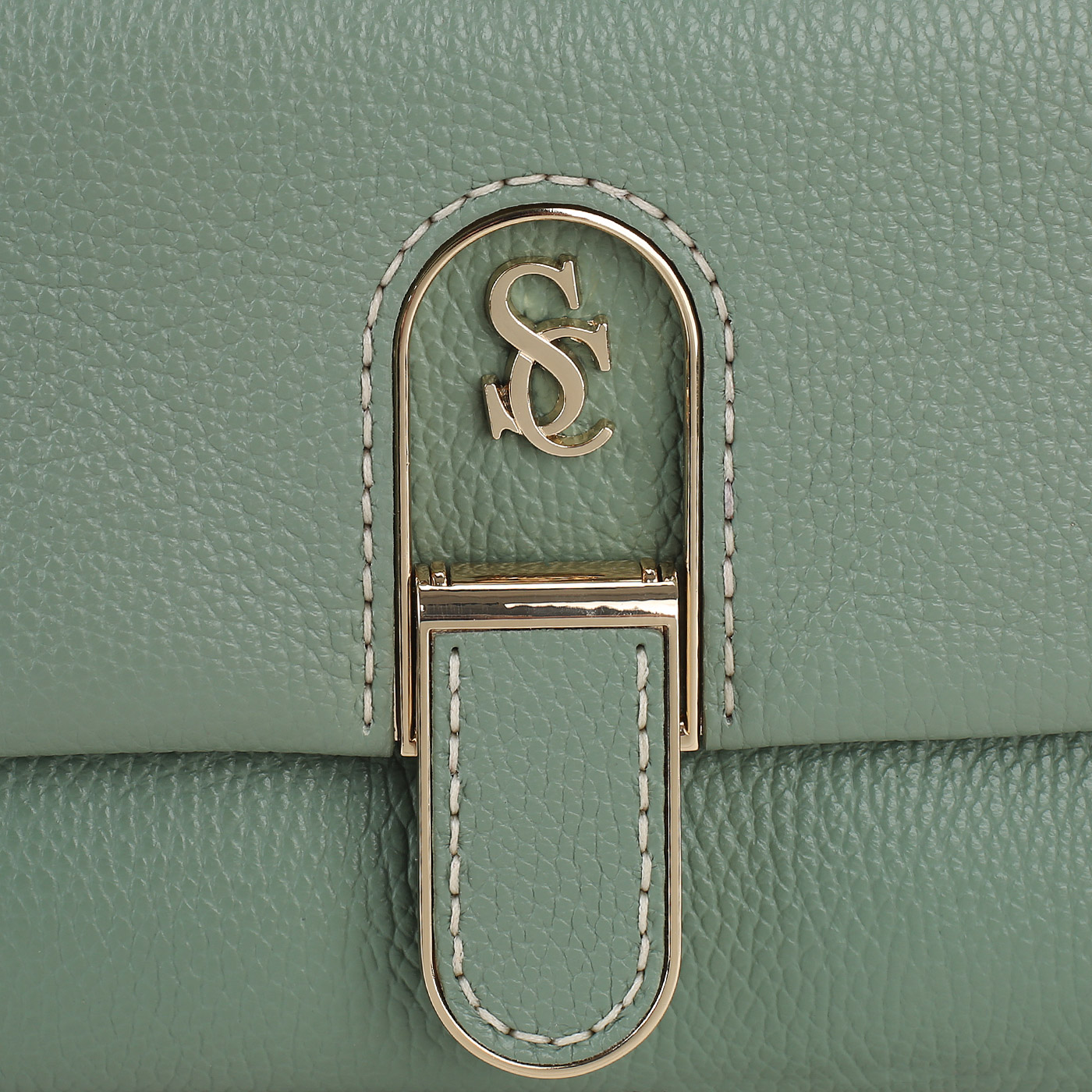 Кожаная сумка с цепочкой Carlo Salvatelli Katrine gemma