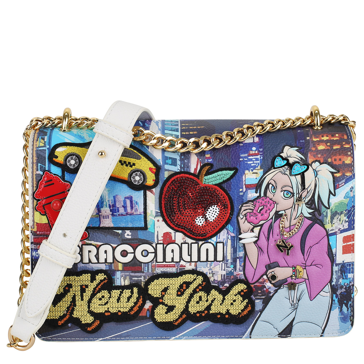 Braccialini Сумка через плечо с цепочкой