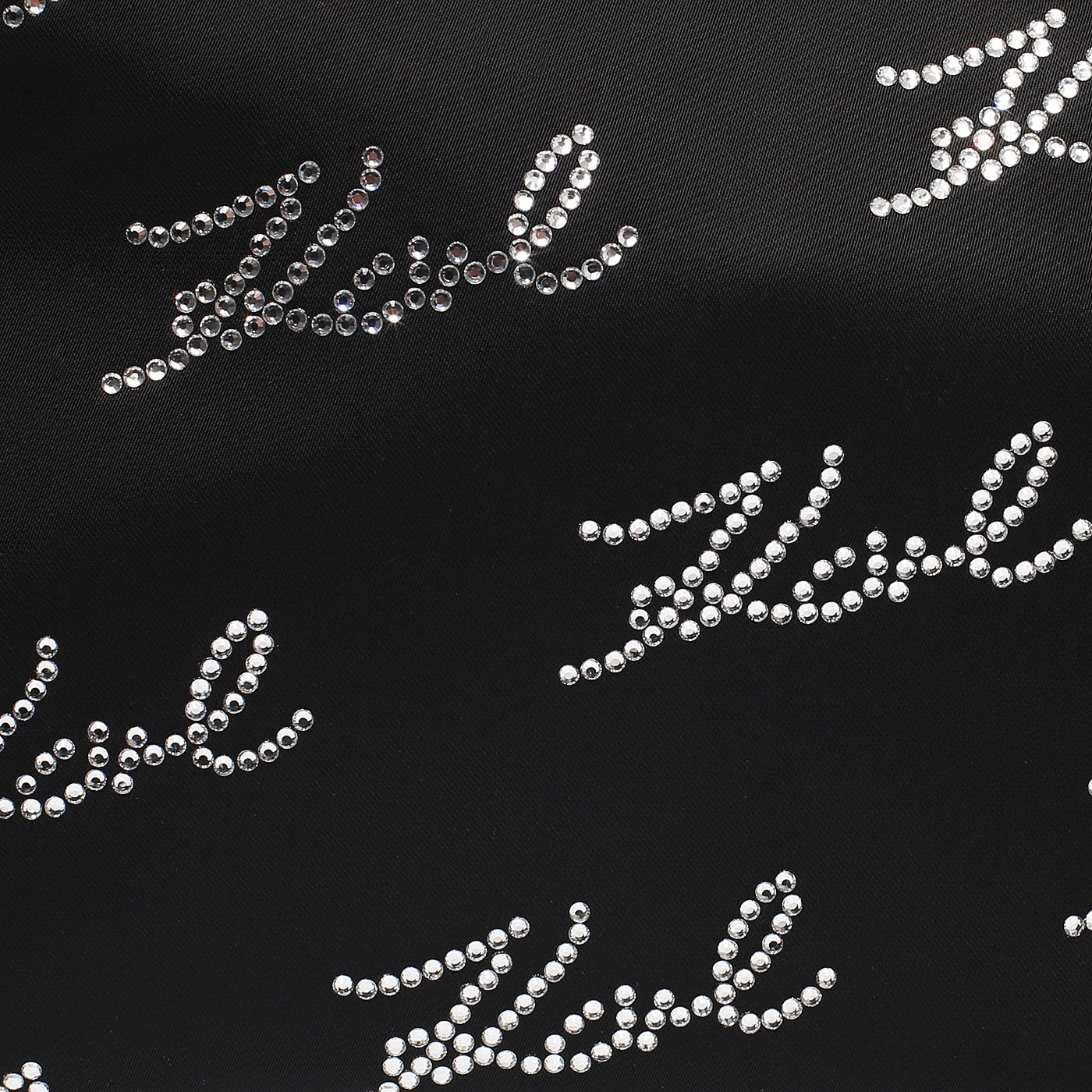 Сумка с цепочкой и стразами Karl Lagerfeld Signature