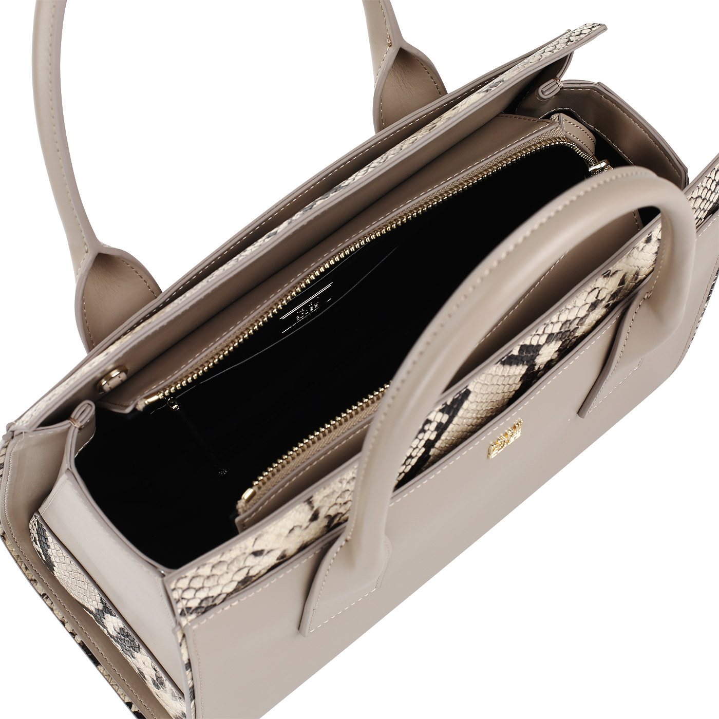 Женская сумка со вставками под кожу питона Cavalli Class Lucille
